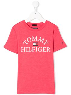 Tommy Hilfiger Junior футболка с круглым вырезом и логотипом