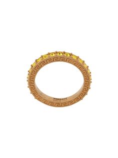 Versace декорированное кольцо с логотипом