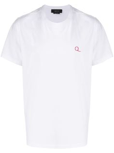 Qasimi футболка с вышитым логотипом