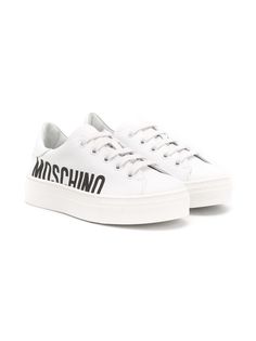 Moschino Kids кроссовки с логотипом