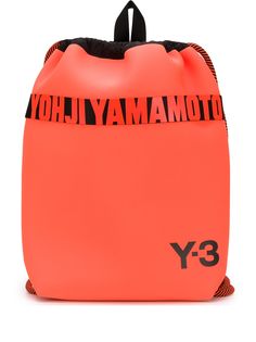 Y-3 рюкзак на шнурке с логотипом