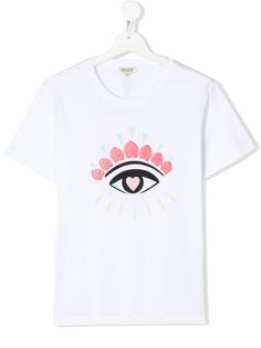 Kenzo Kids футболка Jain с вышивкой