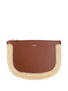 A.P.C. плетеный клатч
