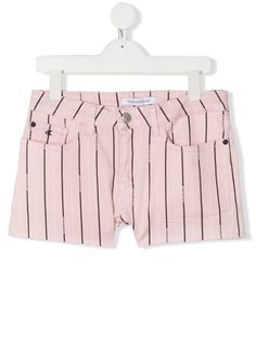 Calvin Klein Kids джинсовые шорты в полоску