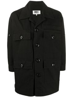 MM6 Maison Margiela куртка-рубашка с карманами