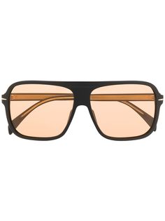 DAVID BECKHAM EYEWEAR солнцезащитные очки в квадратной оправе