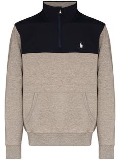 Polo Ralph Lauren двухцветная толстовка на молнии