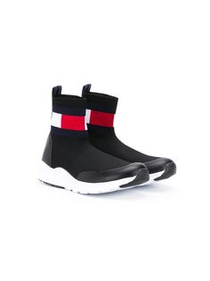 Tommy Hilfiger Junior высокие кроссовки с логотипом