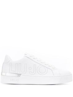 LIU JO кроссовки с перфорированным логотипом