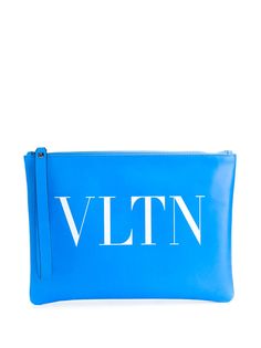 Valentino клатч Valentino Garavani с логотипом VLTN
