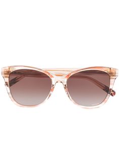 MISSONI EYEWEAR солнцезащитные очки в круглой оправе с абстрактным принтом
