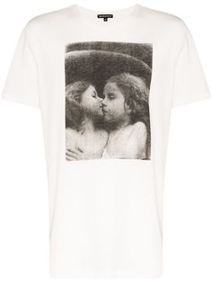 Ann Demeulemeester футболка с принтом The Kiss