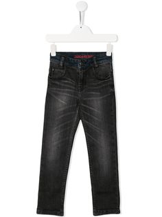 Zadig & Voltaire Kids джинсы с контрастным поясом