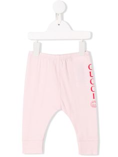 Gucci Kids легинсы с логотипом