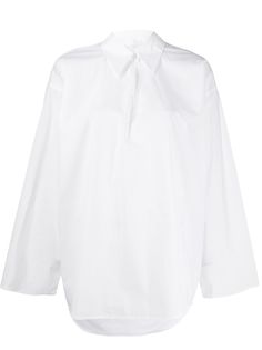 MM6 Maison Margiela рубашка-туника оверсайз