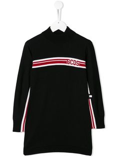 Gcds Kids платье-свитер с логотипом
