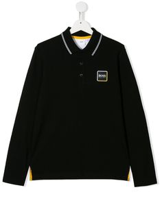Boss Kids рубашка-поло с логотипом