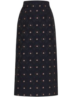 N Duo юбка миди с завышенной талией и цветочным принтом