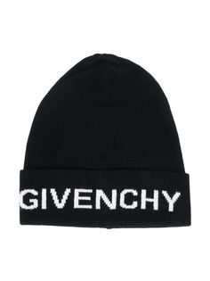 Givenchy Kids трикотажная шапка с логотипом