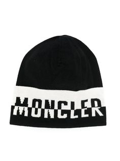 Moncler Kids шапка бини с логотипом