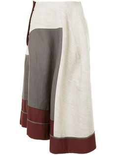 Comme Des Garçons Pre-Owned юбка-миди с асимметричным подолом
