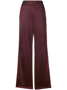 T By Alexander Wang side button stripe trousers