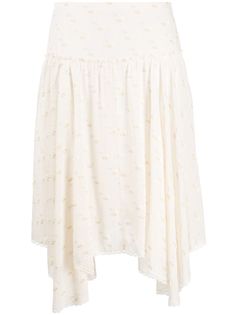 See by Chloé юбка асимметричного кроя