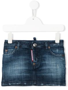 Dsquared2 Kids джинсовая юбка низкой посадки