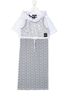 Dkny Kids платье миди с логотипом