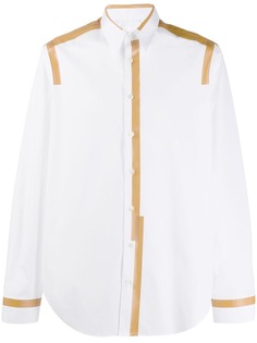 Helmut Lang рубашка с контрастными полосками