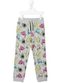 Stella McCartney Kids спортивные брюки с принтом