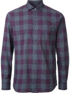 Kent & Curwen рубашка в клетку "гингем"