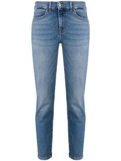 7 For All Mankind укороченные джинсы скинни Roxanne