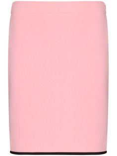 Moschino юбка с контрастным подолом