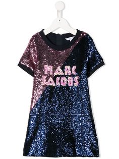 Little Marc Jacobs платье с вышивкой пайетками