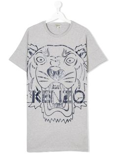 Kenzo Kids платье-футболка Tiger