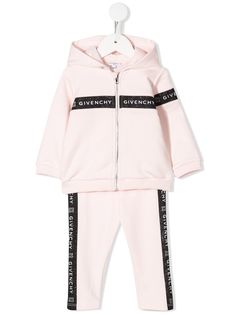 Givenchy Kids спортивный костюм с полосками и логотипом