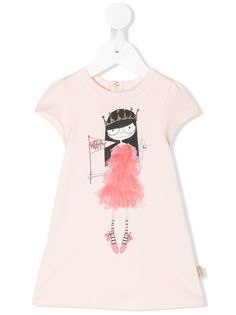 Little Marc Jacobs платье-футболка с принтом Lets Party