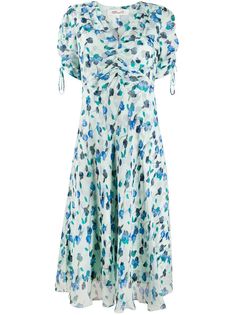 DVF Diane von Furstenberg платье Eleonora с цветочным принтом
