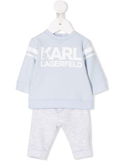 Karl Lagerfeld Kids спортивный костюм с логотипом