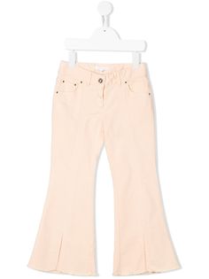 Chloé Kids расклешенные джинсы с завышенной талией