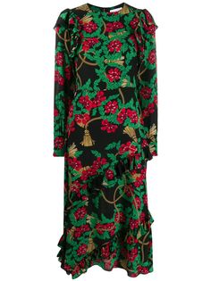 Hayley Menzies платье миди с цветочным принтом