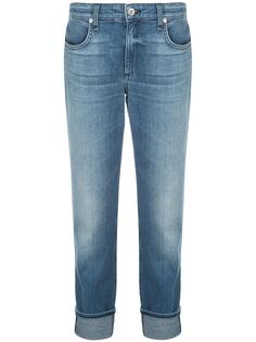 Rag & Bone /Jean джинсы с завышенной талией и подворотами