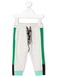 Kenzo Kids спортивные брюки в стиле колор-блок
