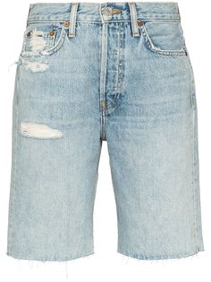 RE/DONE джинсовые шорты из винтажного денима