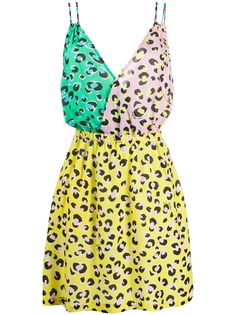Love Moschino короткое платье с леопардовым принтом