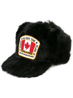 Dsquared2 шапка с заплаткой