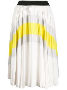 Karl Lagerfeld плиссированная юбка в стиле колор-блок