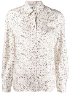 Vince рубашка в мелкую точку