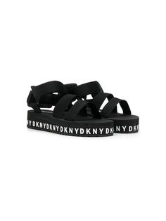 Dkny Kids сандалии на подошве с логотипом